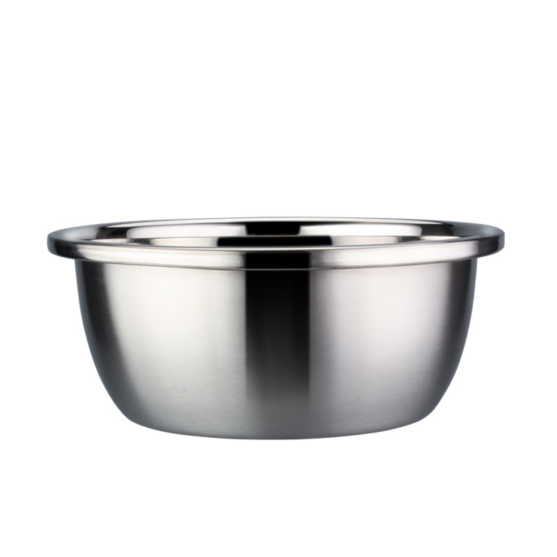 Köksverktyg Stainless Steel 201/304 Solid and Durable Basin Thin Edge Mixing Bowl